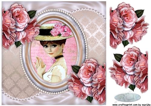 Vintage Roses  & Parisian beauty