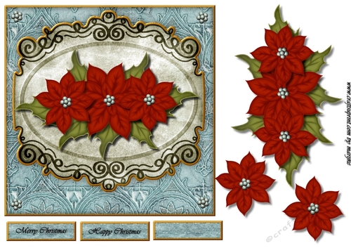 Vintage Poinsettias