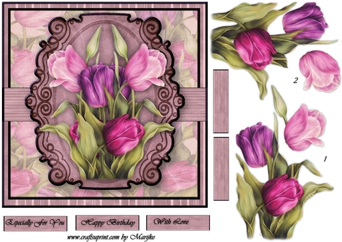 Vintage  Tulips 2