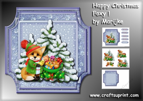 Happy Christmas Foxy! Mini Kit