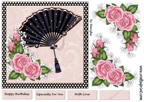 Fan & Roses 