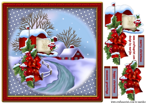 Christmas  Mailbox Quick Card