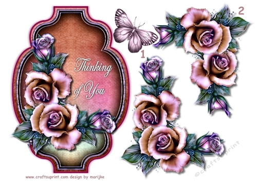 Beautiful Roses topper