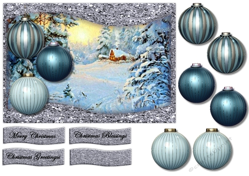 Classic Christmas Baubles 2 