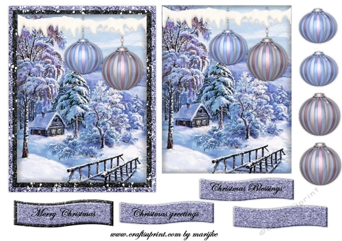 Classic Christmas Baubles 3 