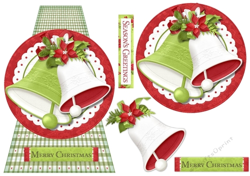 Country Christmas bells  Merry Christmas