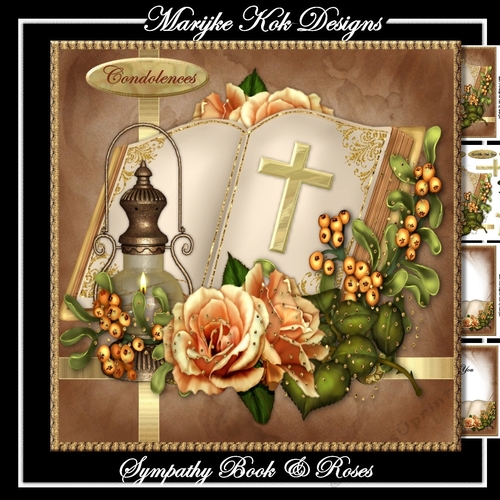 Sympathy Book & Roses Mini Kit