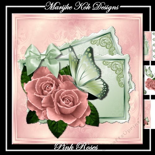 Pink Roses Mini Kit