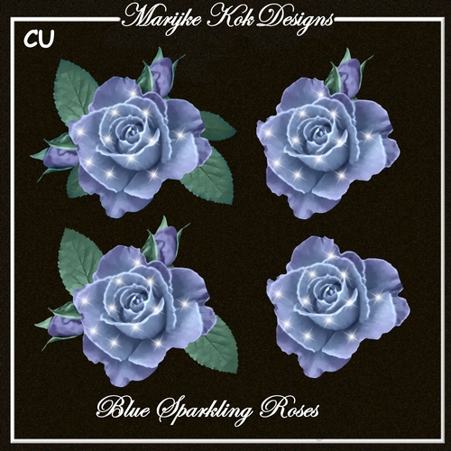CU Blue Sparkling Roses