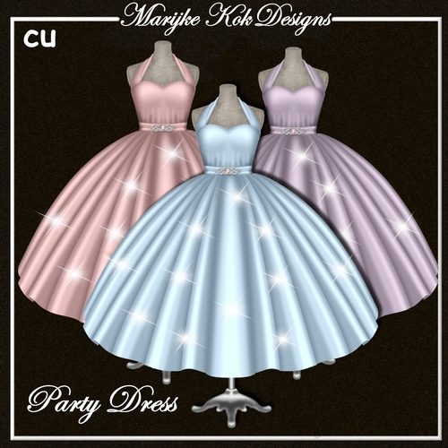 CU 3 Party Dress Pastel Color