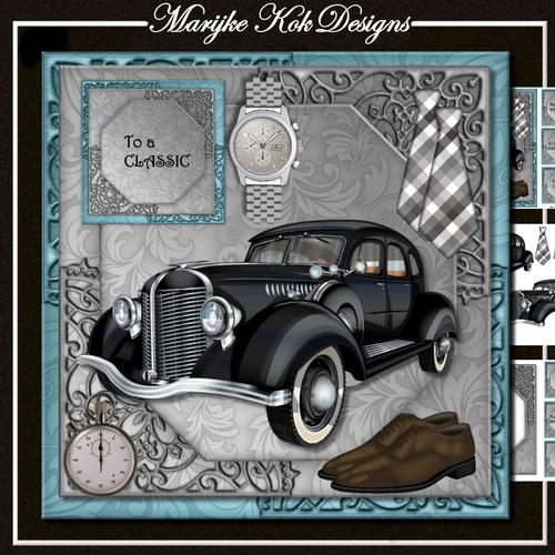 Male card octagon Classic car Mini kit