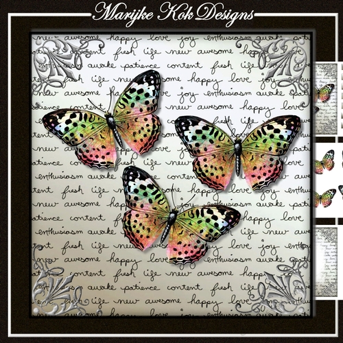 Vintage Butterflies Mini Kit