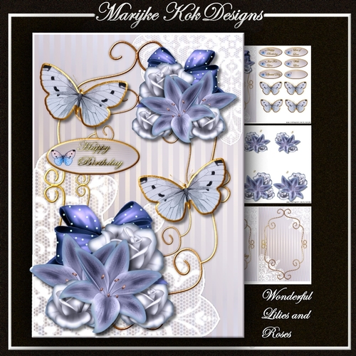Wonderful Lilies & Roses Mini Kit