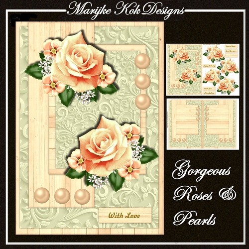 Gorgeous Roses & Pearls Mini Kit