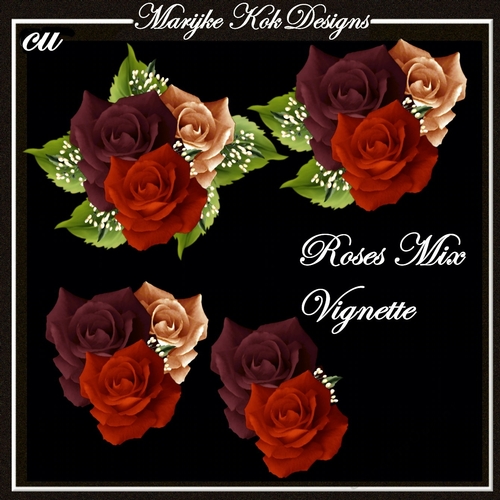 CU Mixed Roses