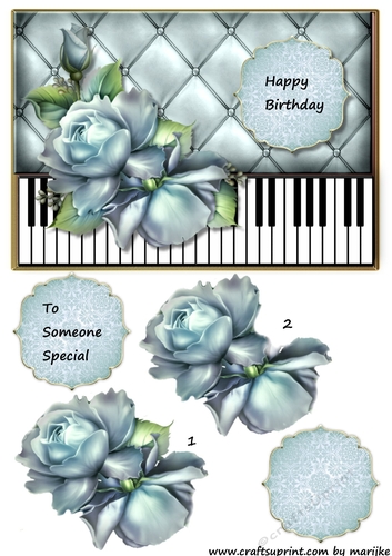 Classic Music & Porcelain  Roses