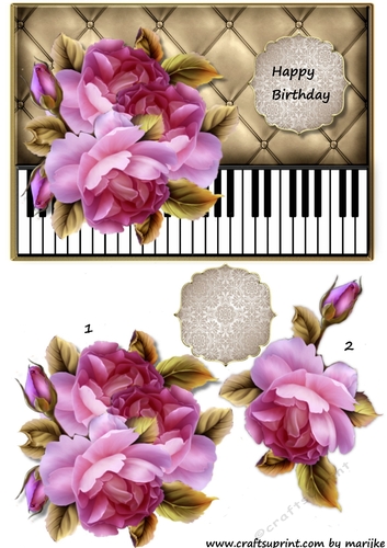 Classic Music & Porcelain  Roses