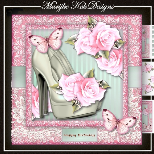Gorgeous Shoes & Pink Pastel Roses