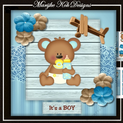 New  baby boy cute teddie bear