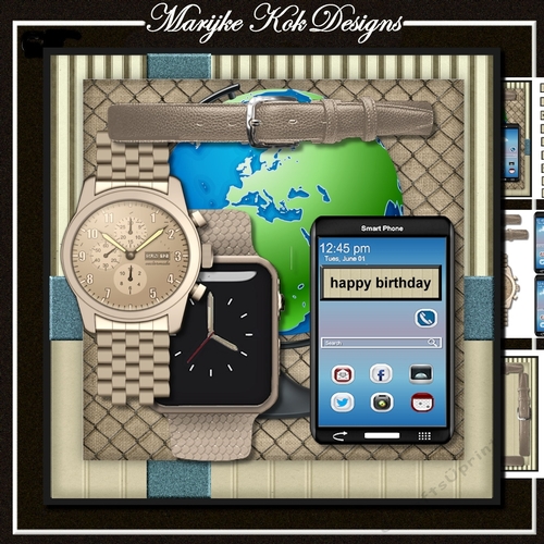 Male card Time Mini Kit