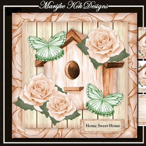 New Home Vintage Birdhouse