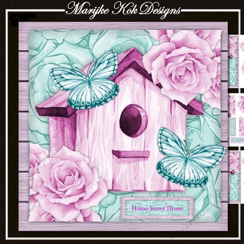 Vintage Birdhouse New Home 2