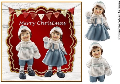 Scallop Topper Christmas Children