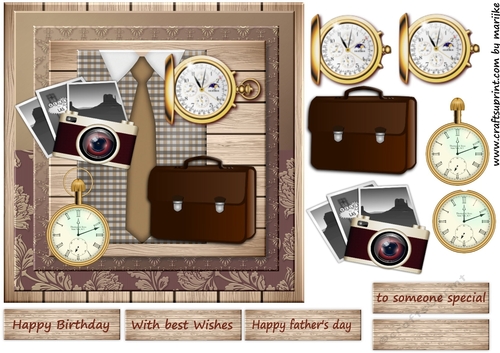 Male Card Birthday Time