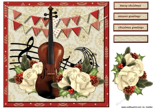 Christmas Music Quick card