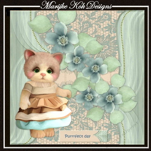 Purrrfect day Cute Kitten Mini Kit