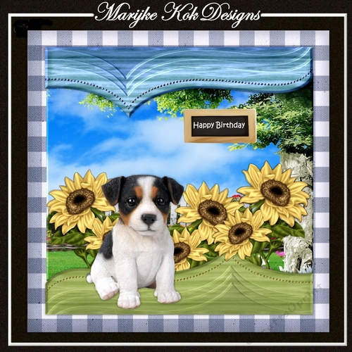 Cute Jack Russel Puppy Mini Kit