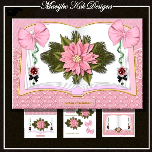 Christmas book In Pink Mini Kit