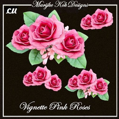 CU Designer Resources Vignette Pink Roses