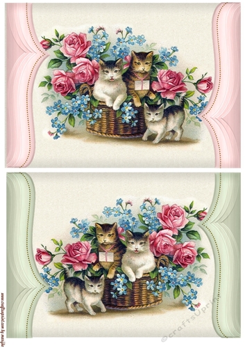 Vintage  Kittens  4