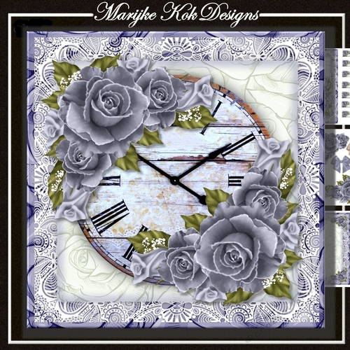 Beautiful Roses & Lace mini Kit