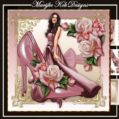 Gorgeous Shoes & Roses Mini Kit