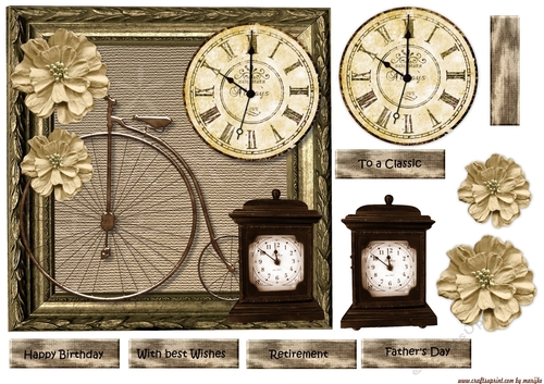 Male Card Antique 