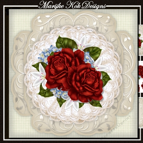 Gorgeous Flowers & lace Mini Kit