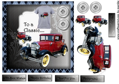 Male Card To A Classic 3