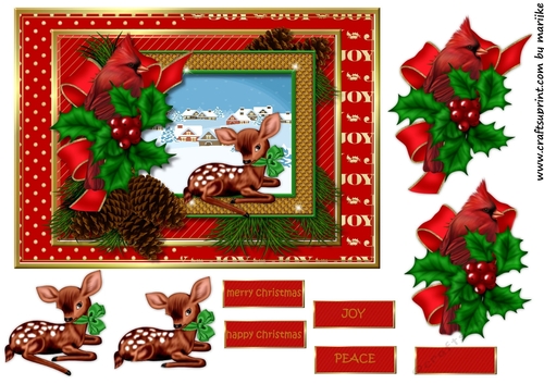 Peaceful Christmas Quick card