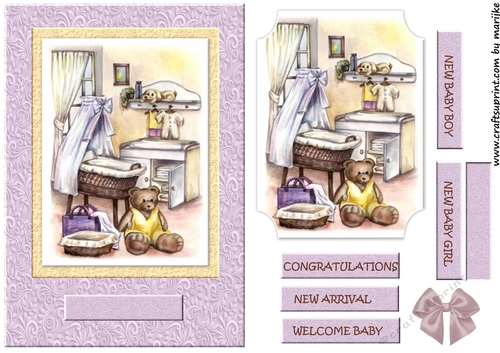  Vintage Baby Room Boy & Girl
