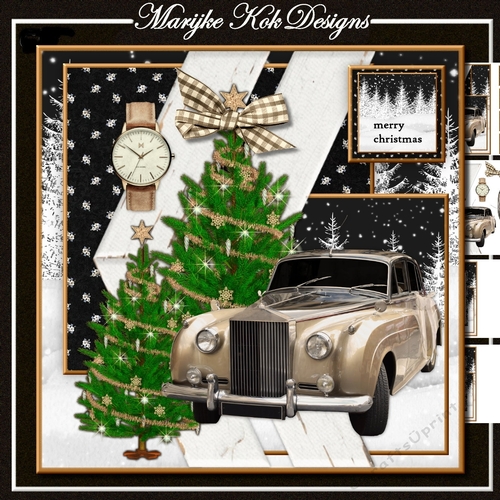 Male Card Classic Christmas Mini Kit