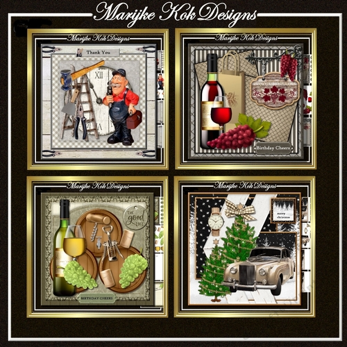 Bumperkit 4 male Cards Mini Kits