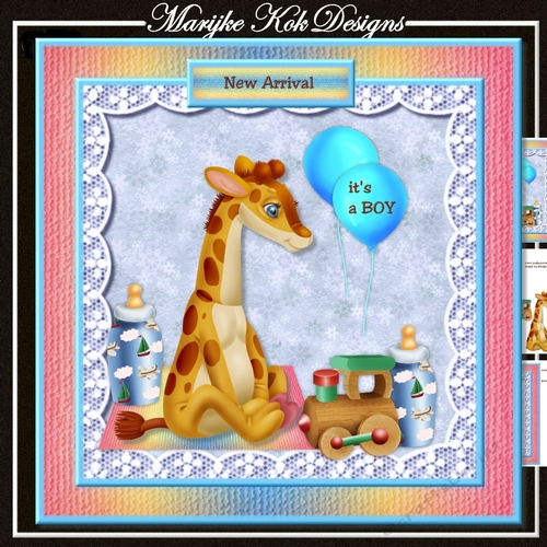 Cute Giraffe, Baby BOY