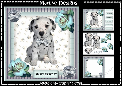 Cute Dalmation Puppy Mini Kit