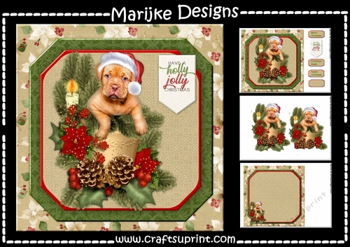 Cute Puppys Christmas Mini Kit