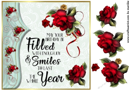 Birthday Wishes 3 Quick Card 
