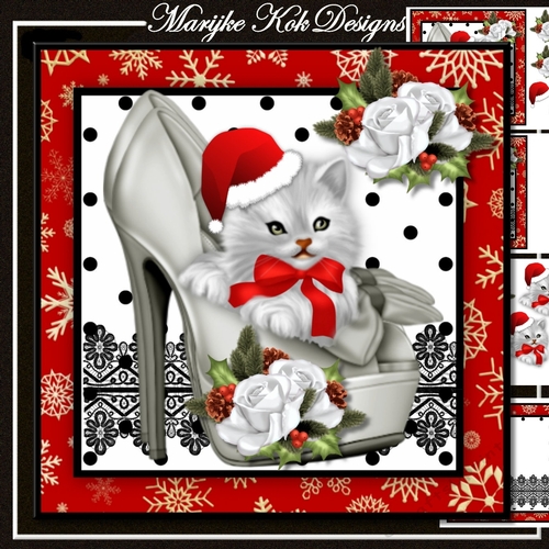 Cute Kitten In High Heels Mini Kit
