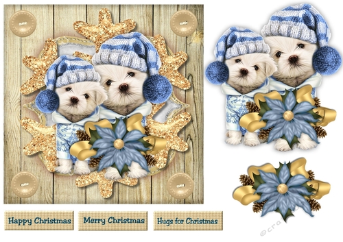 Cute Christmas Puppys