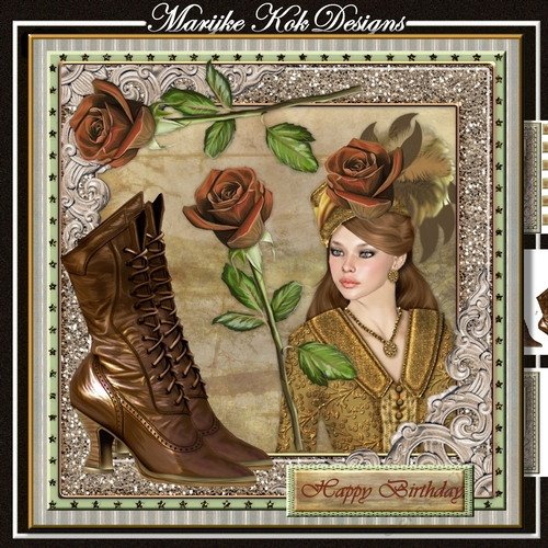 Beautiful Vintage Lady Mini Kit